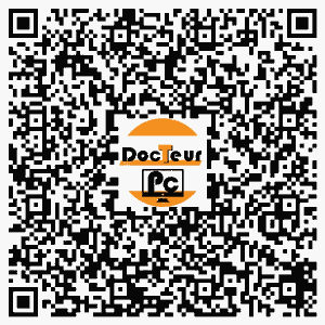 QR code itinéraire vers Docteur PC, Bagnols-sur-Cèze